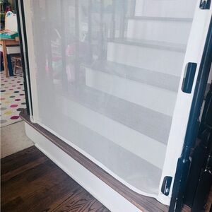 Retract-A-Gate 48”  White: The Original and only Made in USA Retractable Gate
